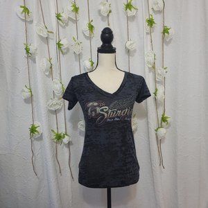 Next Level 2015 Sturgis 75th Rally Burnout Bike T-Shirt US Medium